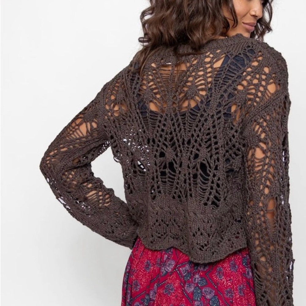 NWT NATURAL LIFE FAVORITE LAYERING SWEATER CHARCOAL XL - Picture 3 of 5